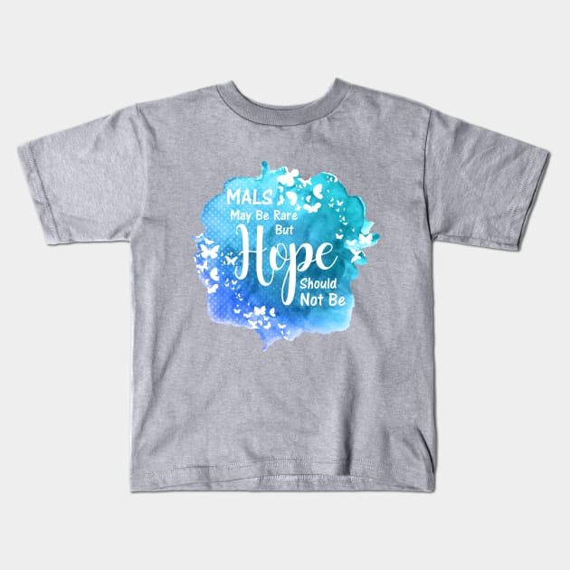 MALS Hope Splash Kids T-Shirt by NationalMALSFoundation